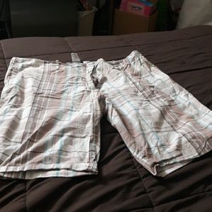 Plaid shorts